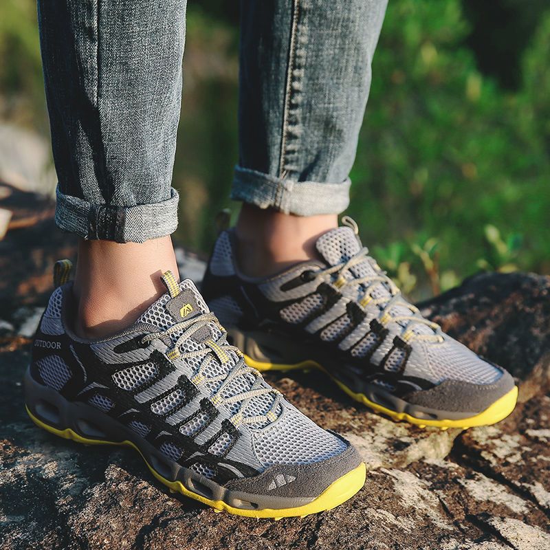 Sommer schnell trocknend männer und frauen atmungsaktive leder outdoor nicht-slip wandern schuhe_voghion.com