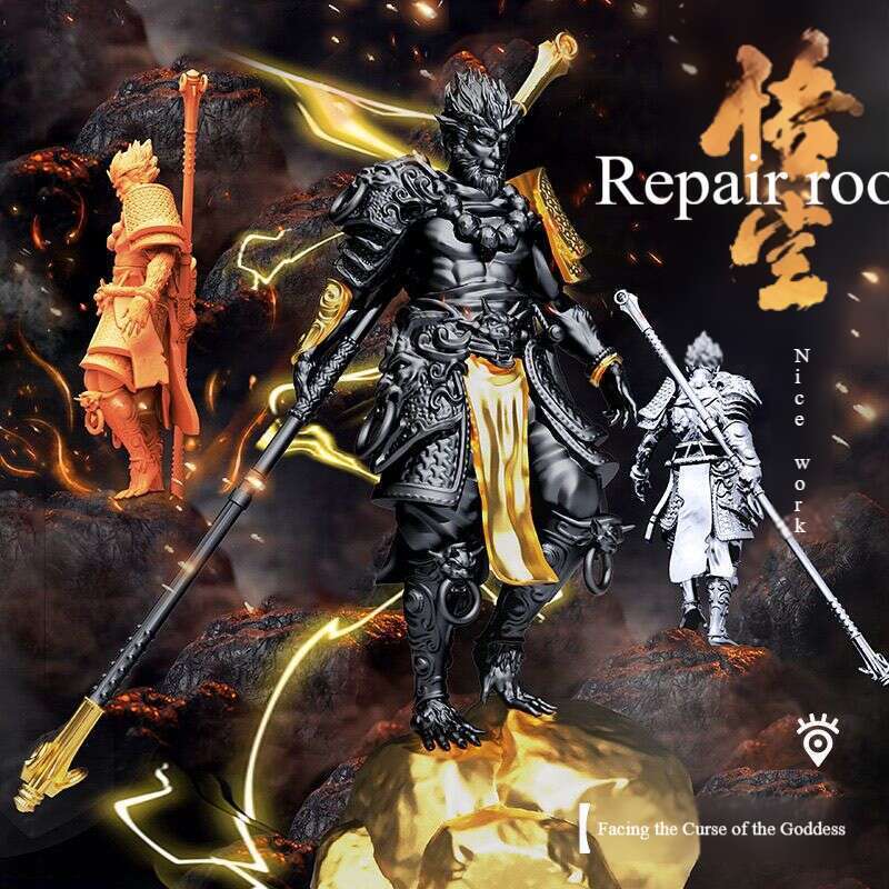Melnās spēles mitoloģija Sun Wukong Desktop Ornament Duel Sakauj Budas automašīnu Qi Tian Da Sheng_voghion.com
