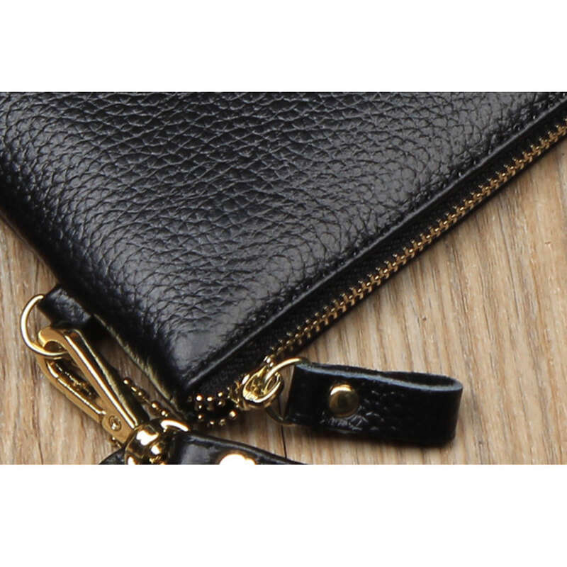 Head Layer Cowhide Grab Bag, Simple Zip, Long Large Cash Wallet, Ladies Handbag_voghion.com