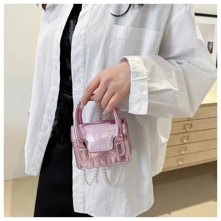 Naiste Mood Mini Crossbody kotid Täiskivist prinditud klapp vabaaja kett-õlakott Naistele Mitmekülgne Square Messenger_voghion.com