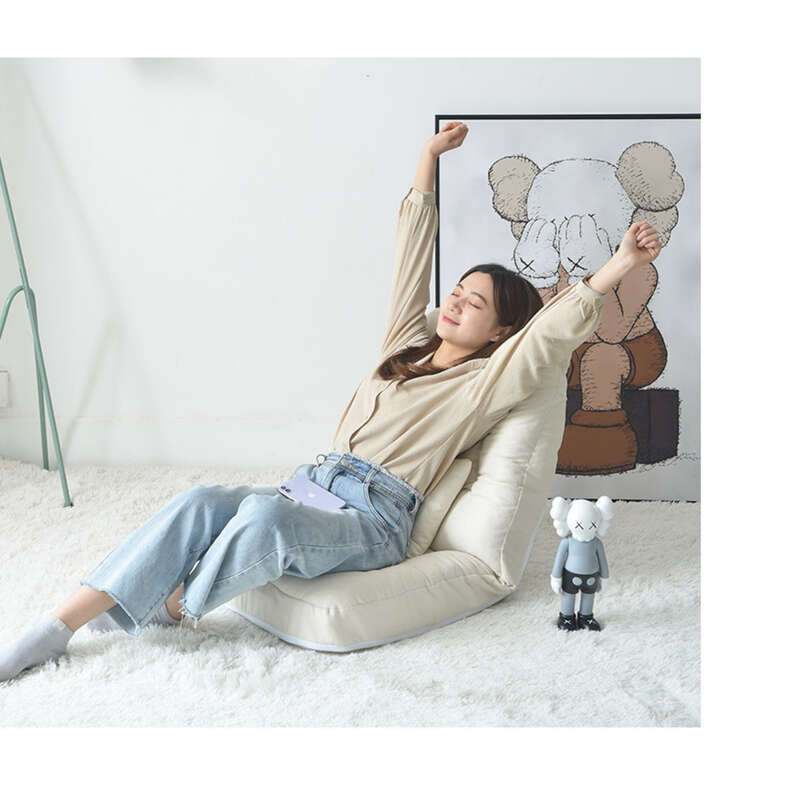 Dormitory Student Bed Backrest Netflix Folding Small Lazy Sofa Tatami Bedroom Windowsill Chair_voghion.com