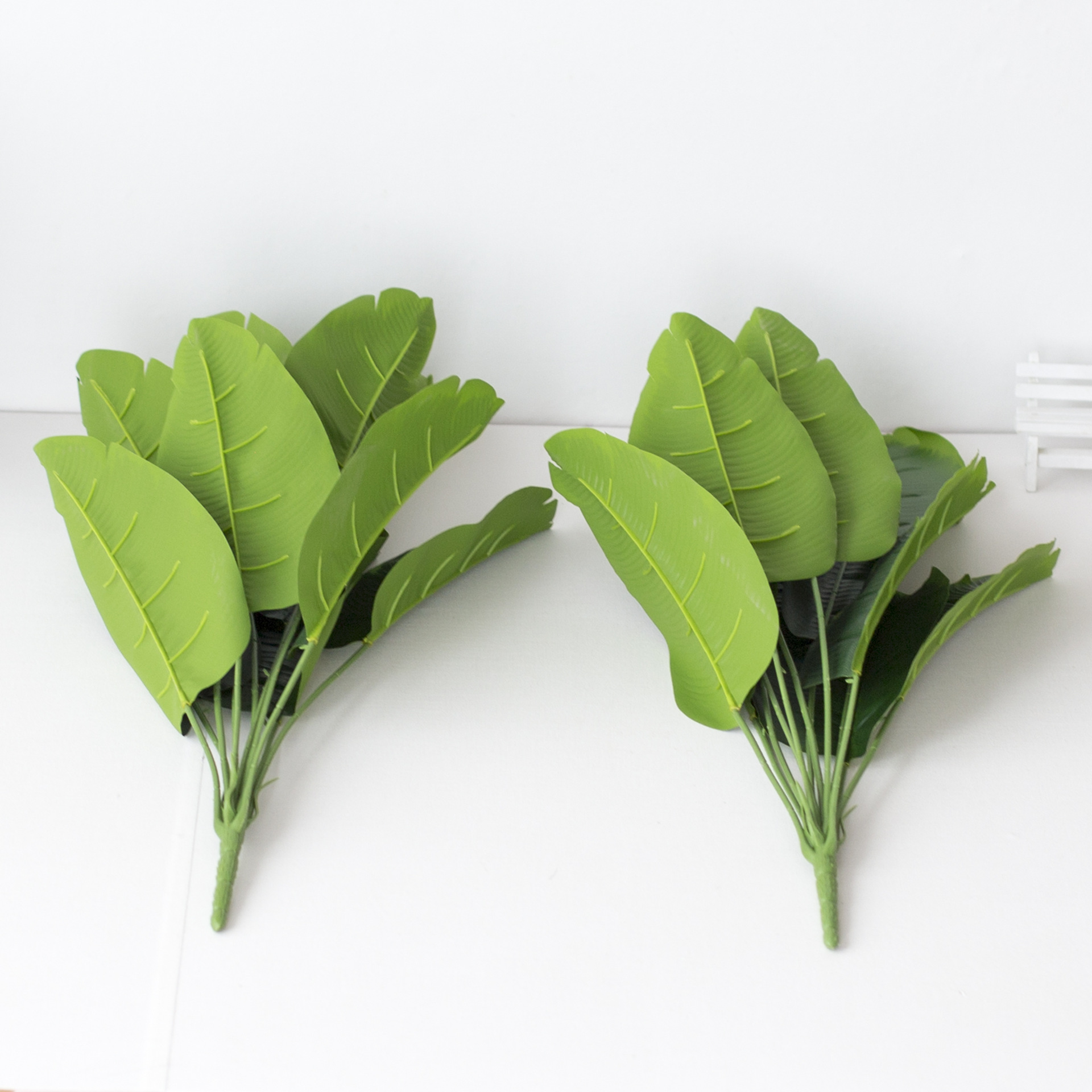 Simulazione bonsai piante verdi Banana viaggiatore uccello del paradiso Foglia di banana nordica piante verdi decorazione del giardino bouquet albero paesaggistico_voghion.com