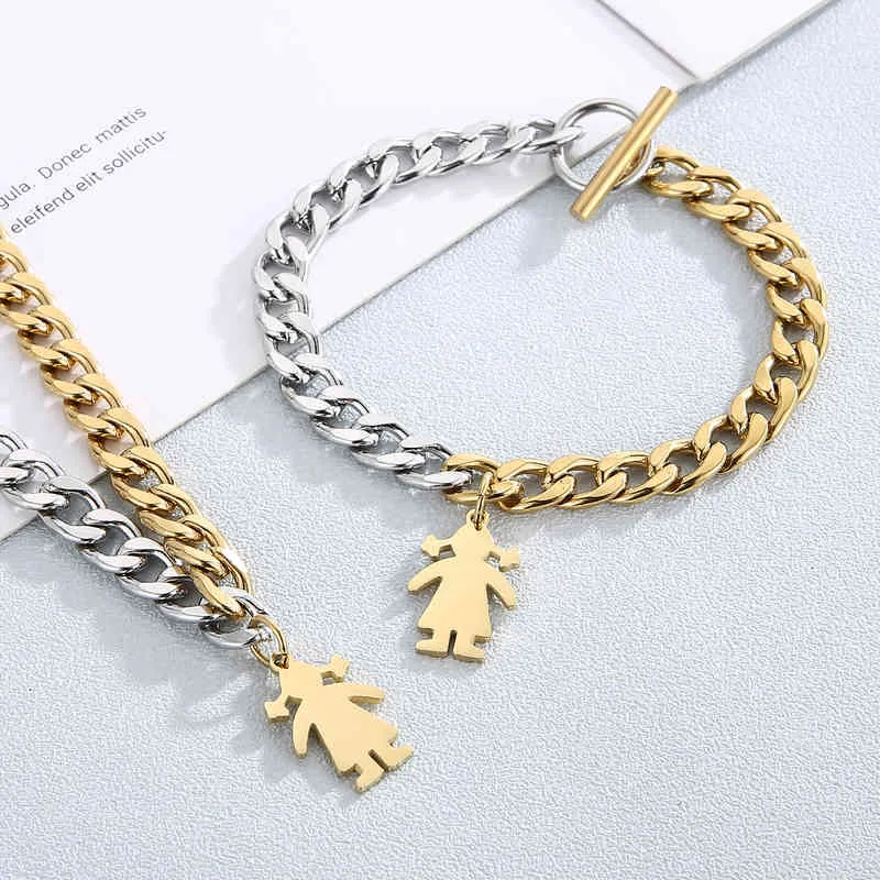 Set di gioielli in acciaio inossidabile Kalen, 6 stili, con ciondolo a forma di cuore, a forma di farfalla, con chiave e scritta "Amo la mamma", collana e bracciale._voghion.com