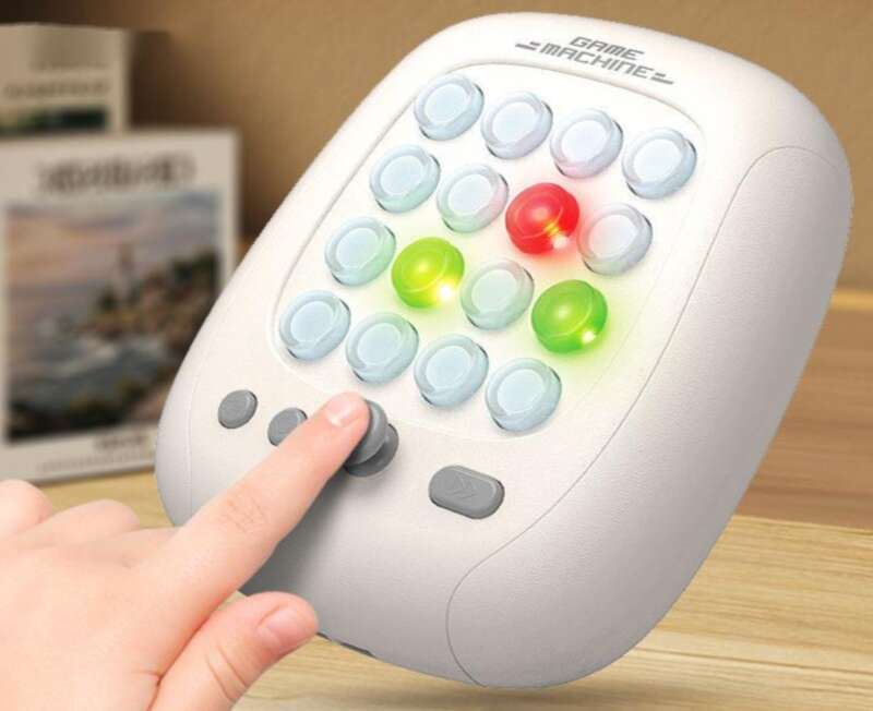Shadow Light Game Console Press Play Happy Speed Push Mini Puzzle Electronic Toy For Children's Palm 10 Boys And Girls 6_voghion.com