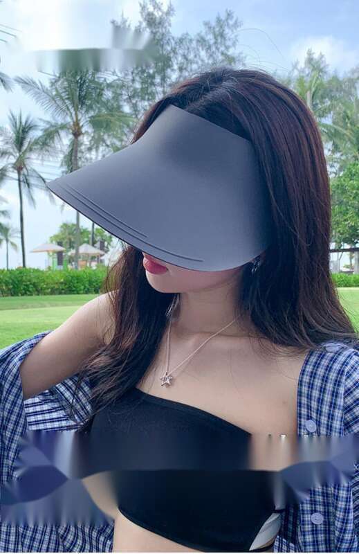 Neoznačena otroška poletna kapa za leto 2024, nova UV športna tekaška kapa s praznim zgornjim delom za zaščito pred soncem, jahanje_voghion.com