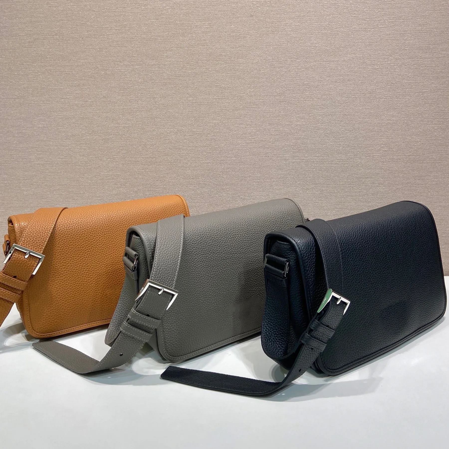 Nuova borsa a tracolla 10A in vera pelle con cerniera, tasca con fodera in nylon, tracolla regolabile, pochette da donna casual_voghion.com