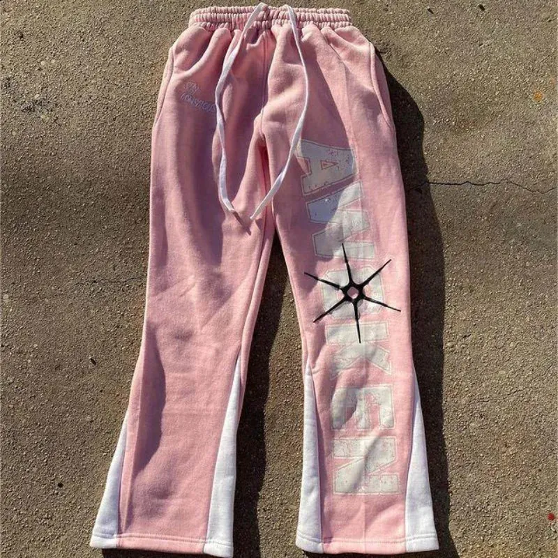 Pantalones cargo Y2K para hombre, estilo Haruku, informales, holgados, estilo rock, rectos, de pierna ancha, estilo hip hop, ropa de calle_voghion.com