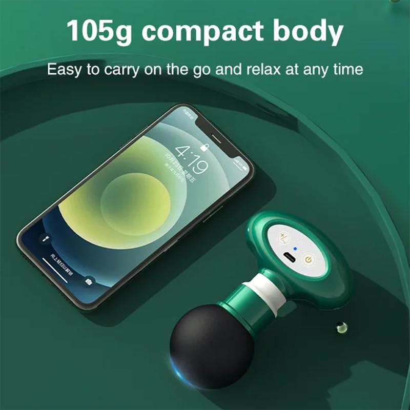 Mini Electric Fascia Gun Multi Functional Massager 6 Gears Muscle Shaping Slimming Fitness Exercising Neck Shoulder Massager_voghion.com