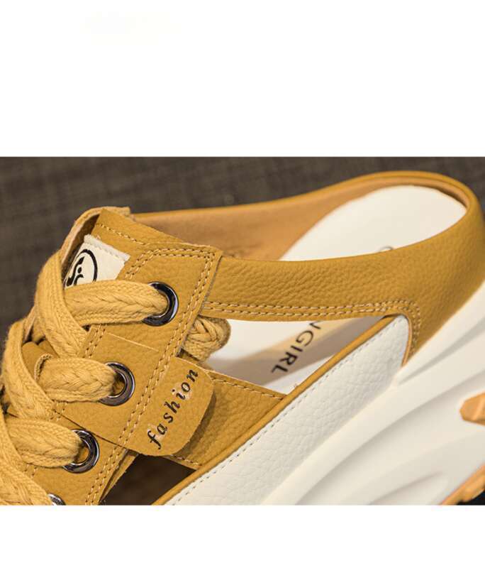 Genuine Leather Slip-on Shoes, Dad Shoes 2025 New Models, Lightweight Inner Height Casual Sneakers, Thick Sole_voghion.com