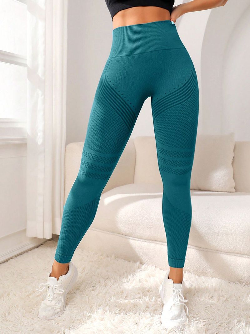 Se sexy Es zvedajícími hýžděmi Sportovní upnuté dámské elastické kalhoty Fiess s vysokým pasem na běhání jógy_voghion.com
