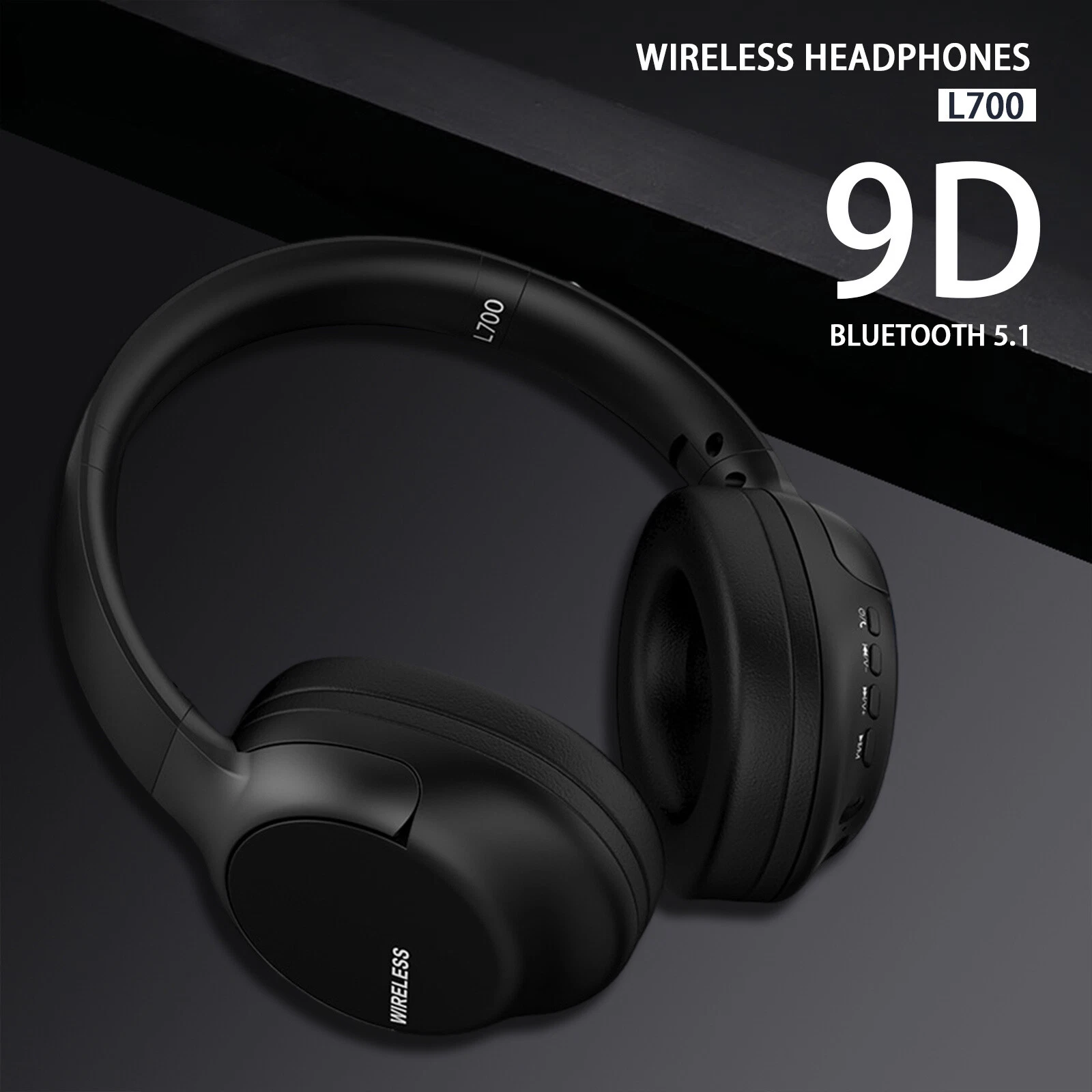 Bluetooth Over Ear Wireless Headphones Noise Cancelling With Microphone_voghion.com