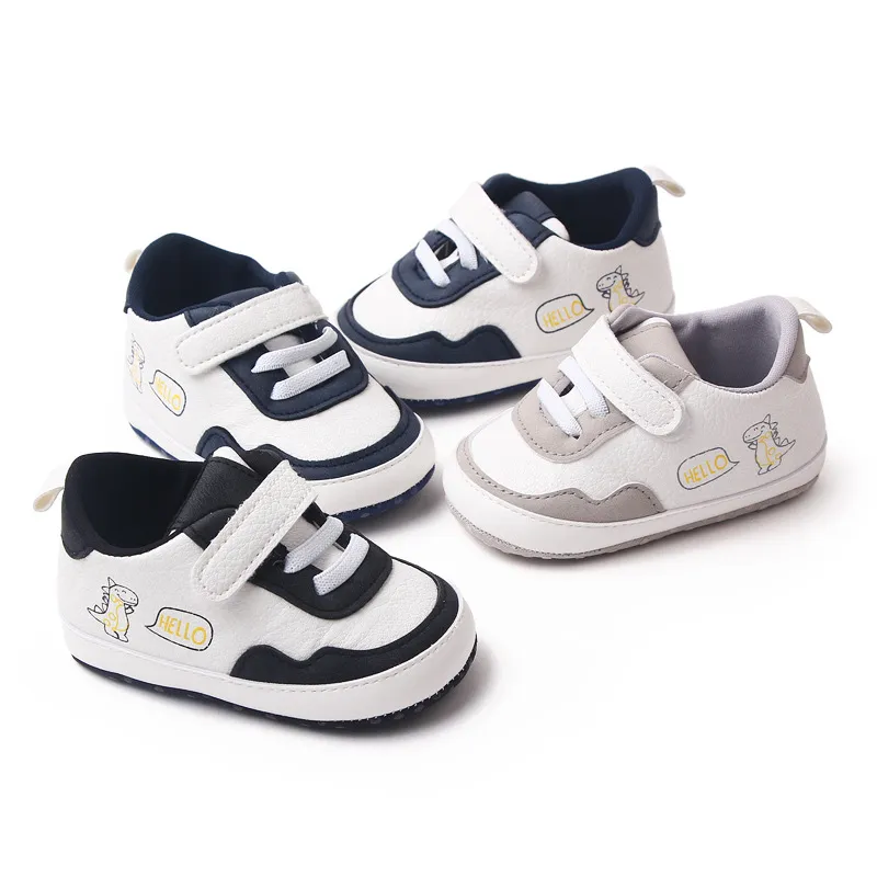 Sport Sneakers Newborn Boys Girls Cartoon Letter Print First Walkers Cutefeet Infant Toddler Anti-slip Baby Pre-walkers_voghion.com