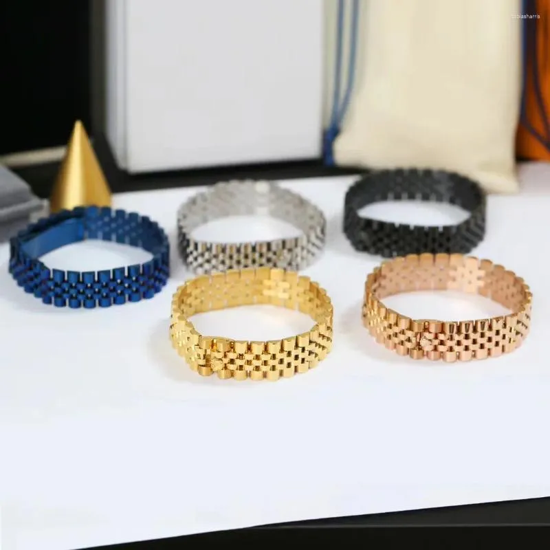 Bangle Punk Style Stainless Steel Bracelets Fashion Crown Men Women Bangles Chain Link Pulseira Lover's Jewelry_voghion.com