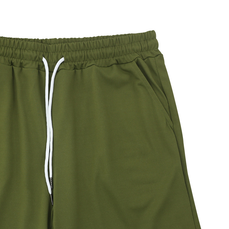 Herrenbekleidung Sommer Revers Kurzarm Shorts Zweiteiliger Sportanzug für Herren_voghion.com