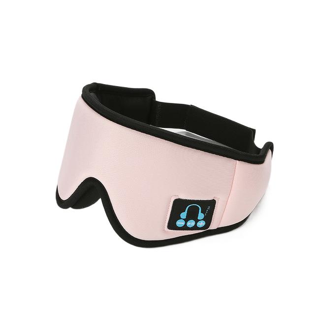 Magamiskõrvaklapid Bluetooth 5.0 Juhtmeta 3D-silmamaski peakomplekt koos mikrofoniga külgmiselt hingavate liiprite jaoks reisikõne ja muusika jaoks_voghion.com