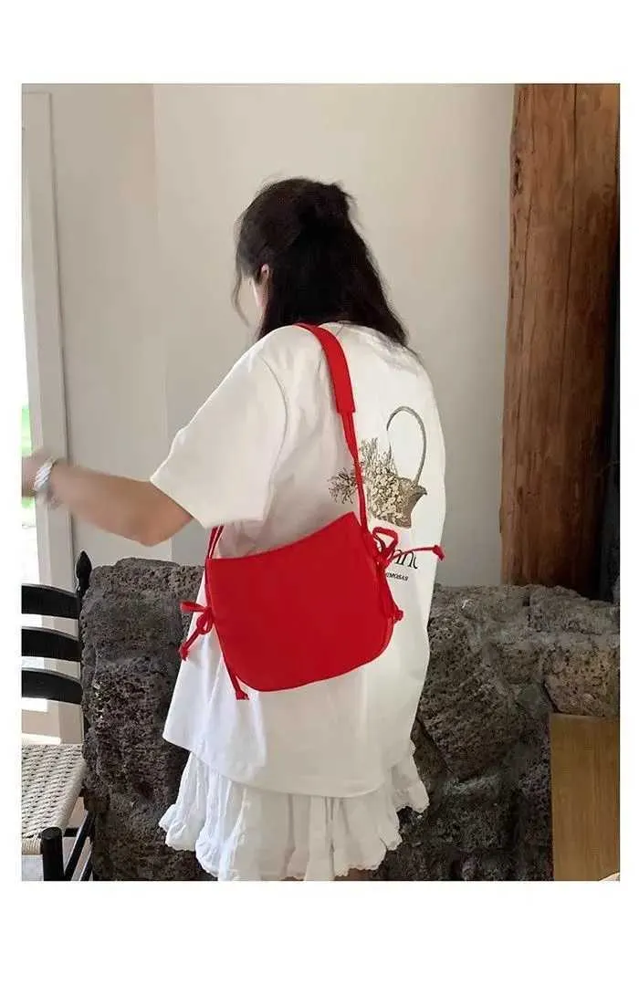 Vintage Women's Shoulder Bag Large Capacity Black Underarm Bag_voghion.com
