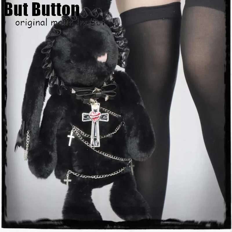 Same Style As Blogger Haruku Women Y2k Girl Halloween Gift Tote Punk Handbag Gothic Lolita Bunny Rabbit Cosplay Props_voghion.com