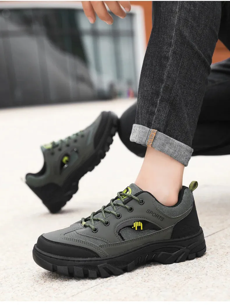 Oulylan Scarpe da trekking antiscivolo per uomo, da arrampicata, sportive, per il tempo libero, da corsa, da trekking, da ginnastica 240619_voghion.com