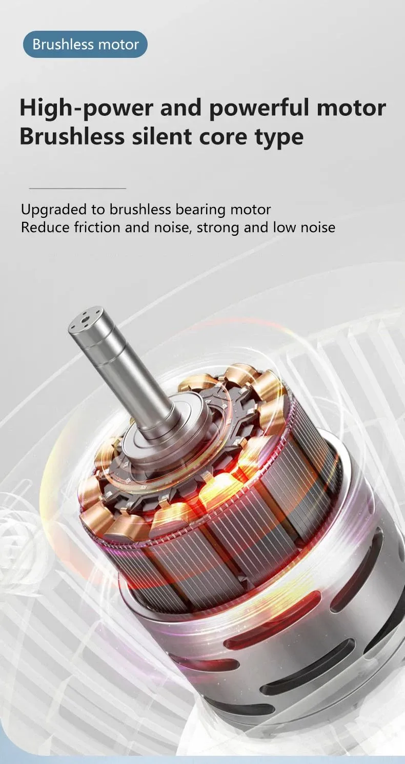 Portable USB Cooler Leafless Electric 6 Speed Silent Timer Air Conditioner Cooling Humidifier Conditioning Fan_voghion.com