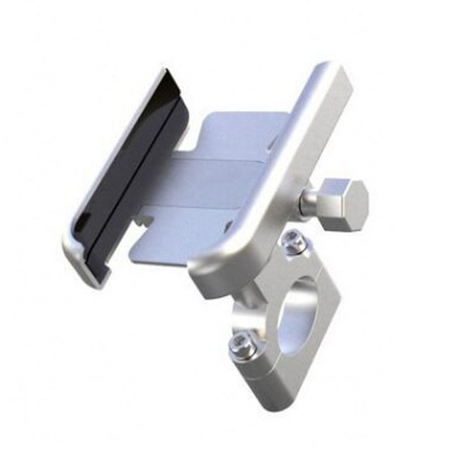 Support de téléphone portable universel en alliage d'aluminium pour vélo, support de guidon de moto, support de téléphone portable antidérapant_voghion.com