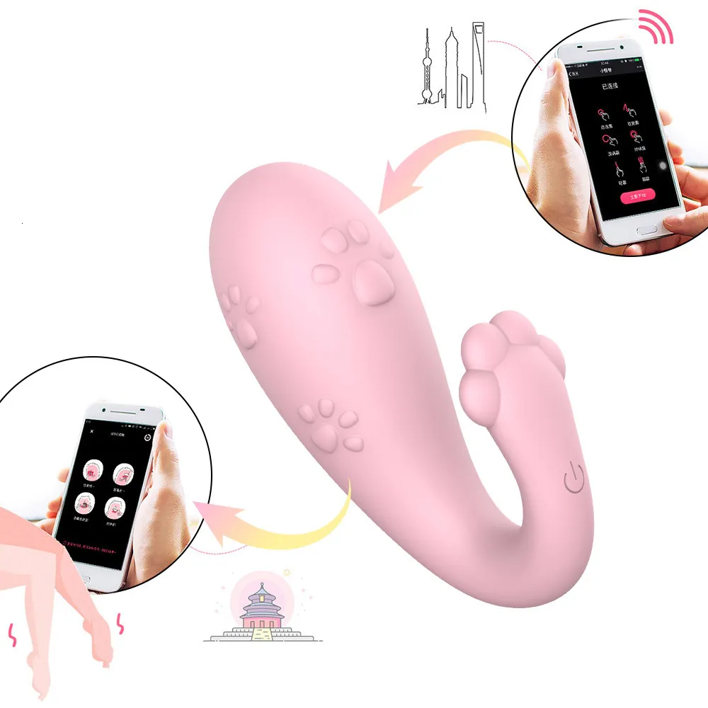 Giocattoli per adulti OLO Giocattoli sessuali per donne Controllo APP Monsster Pub Vibratore Silicone 8 frequenze Massaggio G-spot Sex To_voghion.com