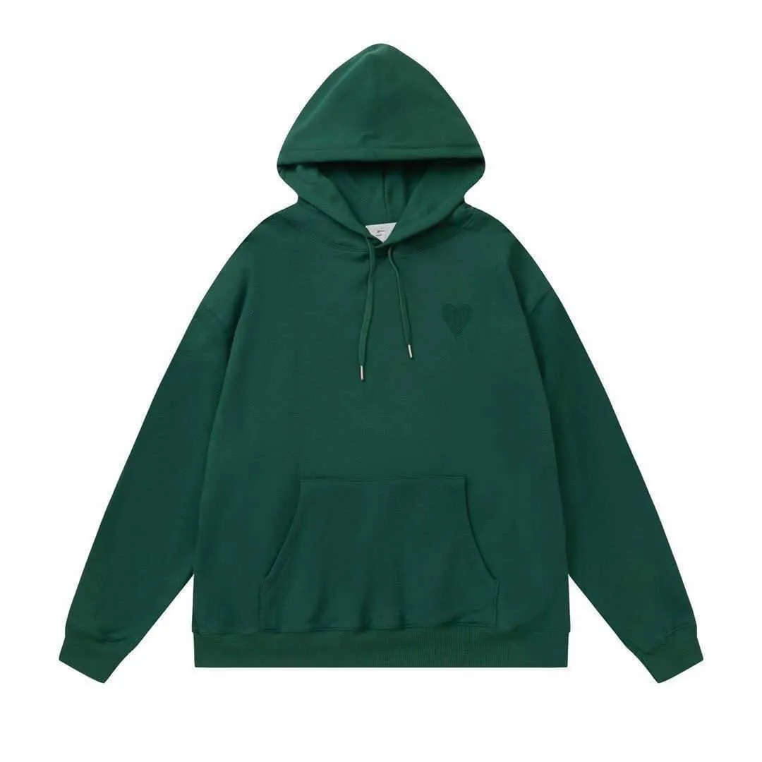 Herr- och damdesigner Amis Hoodie tracuit Tröja Broderad A-ord Röd Kärlek Tunn Rund Halsad Pullover Par P_voghion.com