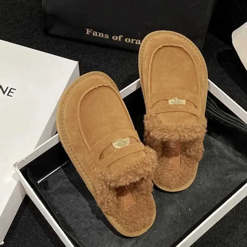Winter Outdoor Cotton Casual Fashionable Warm Boots Comfortable and Non-slip Womens Home Slippers XW6.5_voghion.com