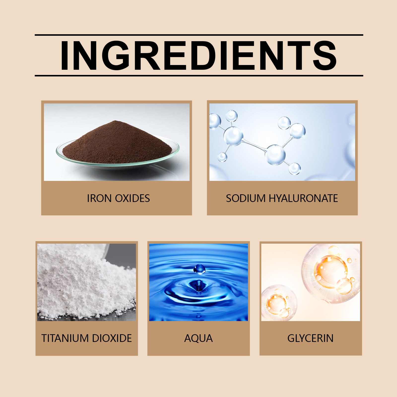 Eelhope Gold Tube Natural Liquid Foundation Moisturising Concealer_voghion.com
