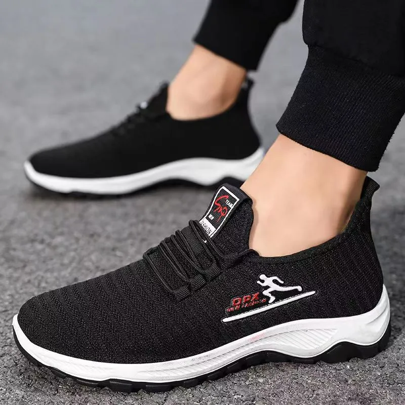 Sports Shoes Sneakers Runners Trainers Shoe Casual Fashion Track Black Grey Mesh Design Men_voghion.com