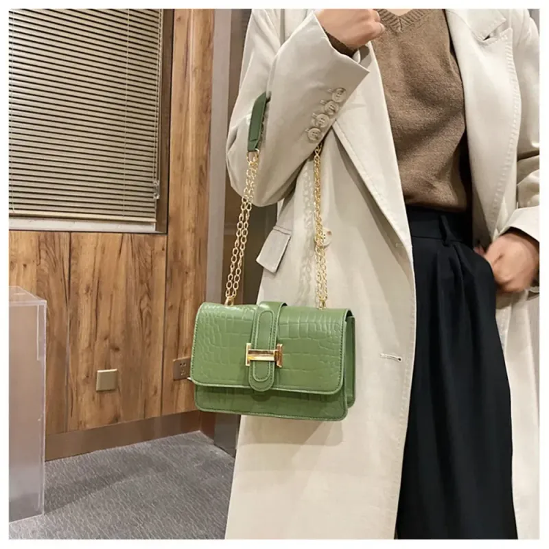 Quadratische Schulter für Frauen 2023 Crossbody Weibliche Kette elegante Designer Marke Puse og Taschen_voghion.com