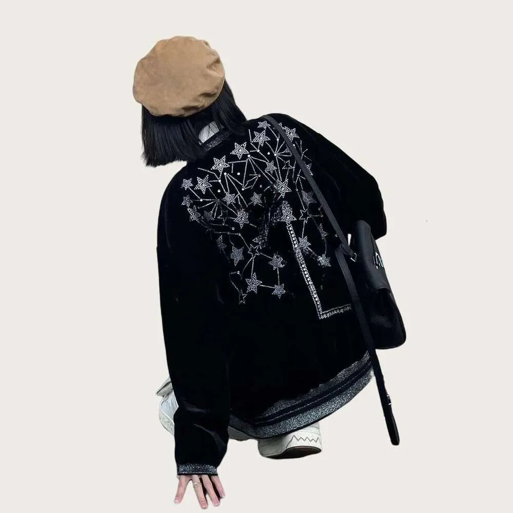 Men's Wool Blend Baseball Jacket Embroidered Trend Coat_voghion.com