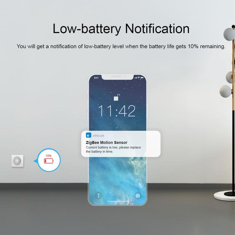 SNZB-03 Zigbee 3.0 Bewegungsmelder Detektor Intelligente Steuerung über eWeLink ZBBridge erforderlich Funktioniert mit Alexa Google Home_voghion.com