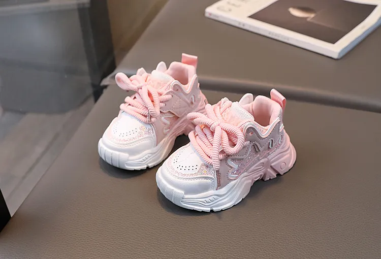 Scarpe da ginnastica per bambini, da tennis e da corsa, in pelle, per bambini, alla moda, con suola morbida, per neonati e bambini._voghion.com