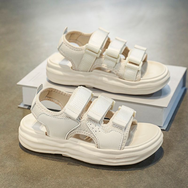 Noua vară 2024 pentru băieți Sandale sport cu velcro pentru băieți Pantofi de plajă anti-alunecare cu talpă moale_voghion.com