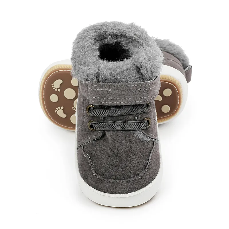 Winter Infant Boots Warm Plush First Walker Shoes For Newborns_voghion.com