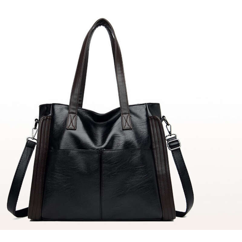 Weich Lieder Grouss Kapazitéit Handtasche Crossbody Tasche Moud Damen Tote Tasche Mamm Tasche_voghion.com