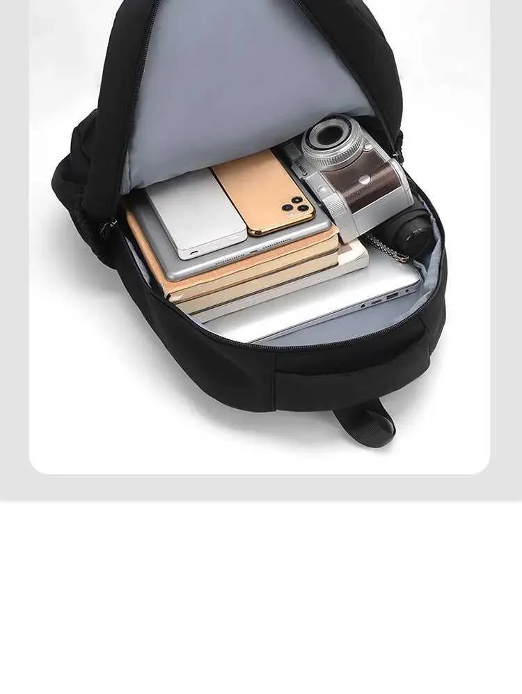 Rucksack Für Damen Und Herren Einfarbiger Laptop Rucksack Freizeit_voghion.com