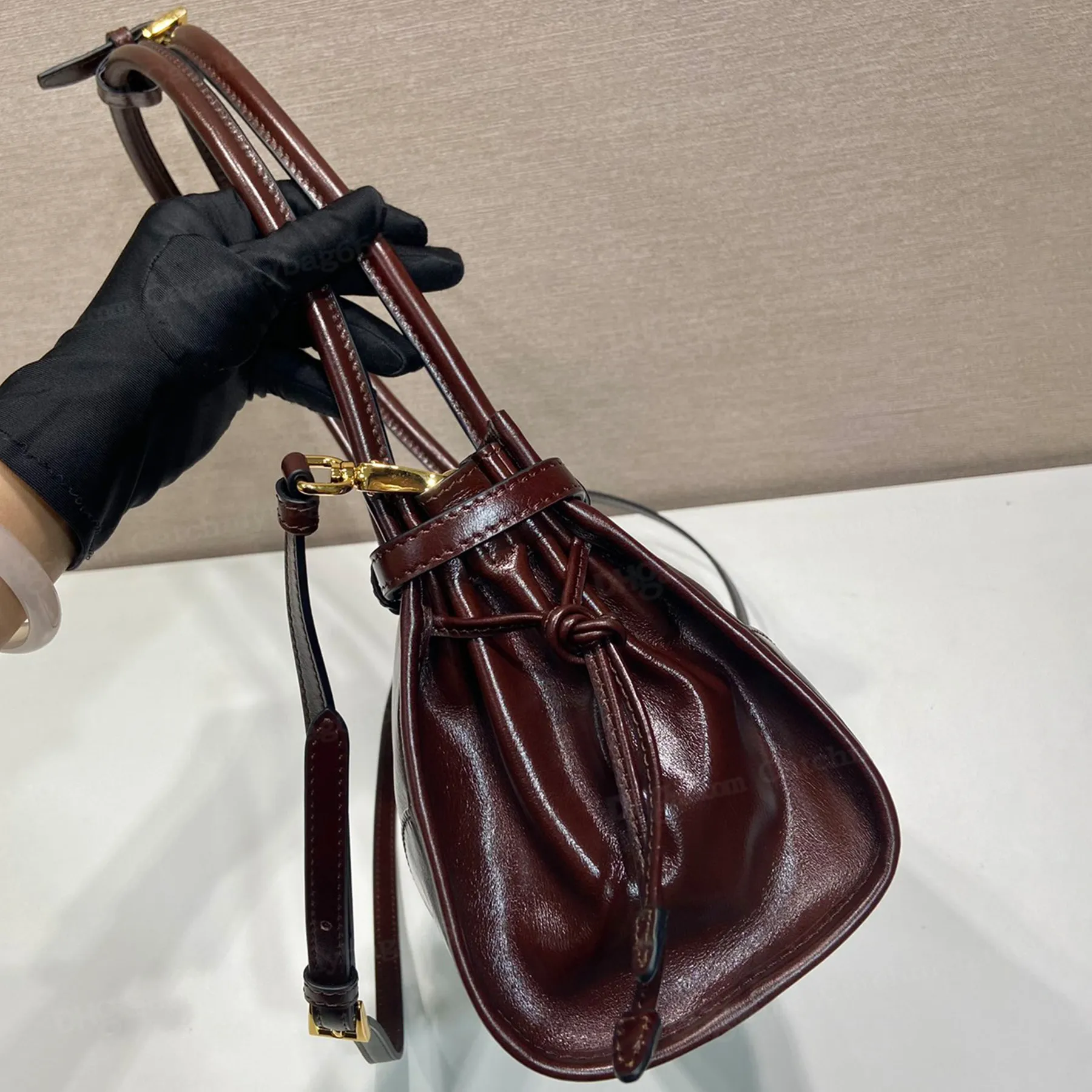 Top Qualität 10A Handtasche Designer Weiche Echtes Leder Schulter Abnehmbarer Riemen Nylon Futter Umhängetasche Mode Frauen_voghion.com