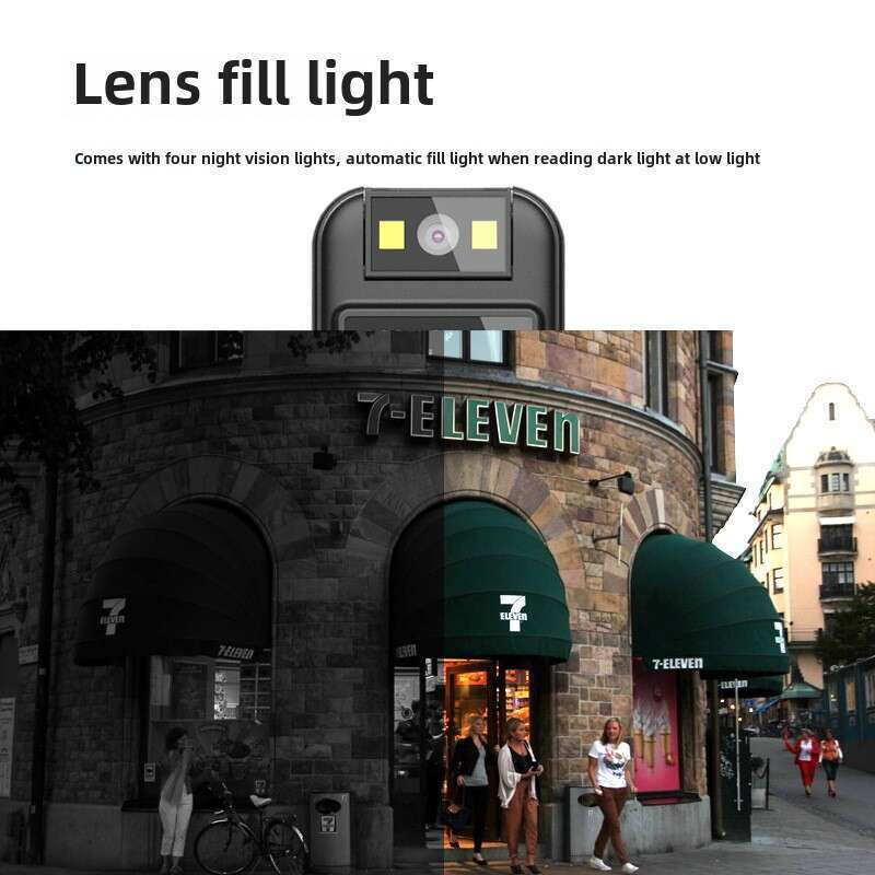 High Definition Night Vision Camera With Screen, Intelligent Noise Reduction, Back Clip, Conference Recording,_voghion.com