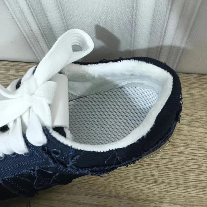 Shredded Sneakers Women's Canvas Trainers Flat Walking Shoes_voghion.com