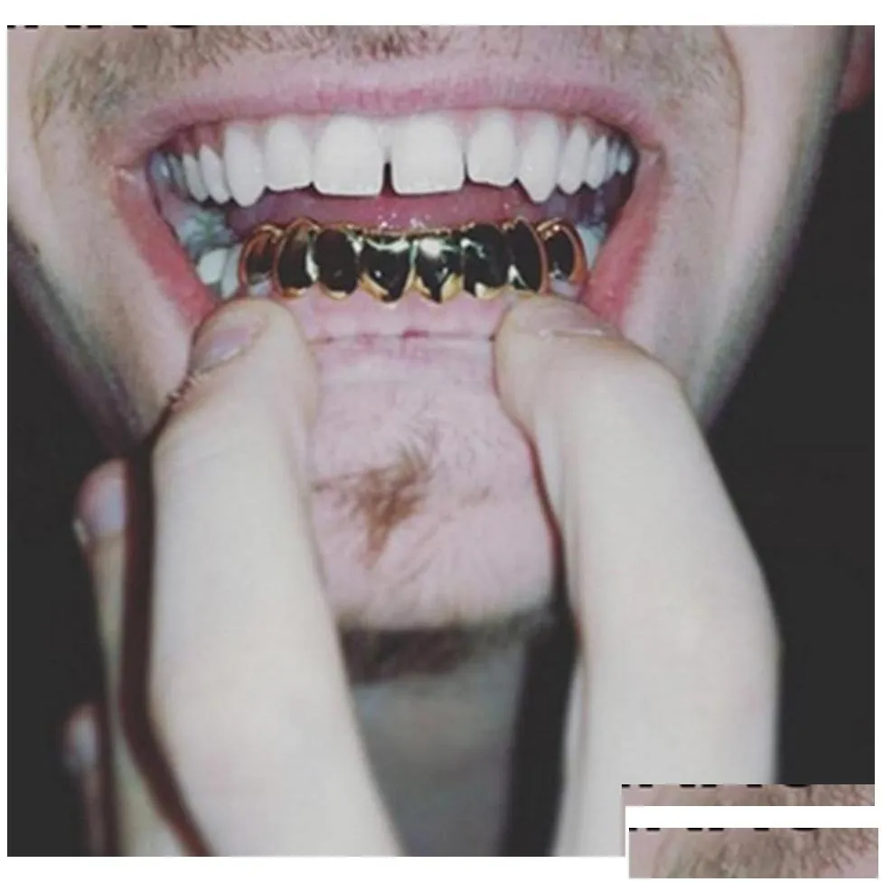 Grillz, Grillz Dentalgrills Goldzahnspangen Punk Hip Hop Mticolor Diamond Custom Bottom Mouth Fang Zahnkappe Va D_voghion.com