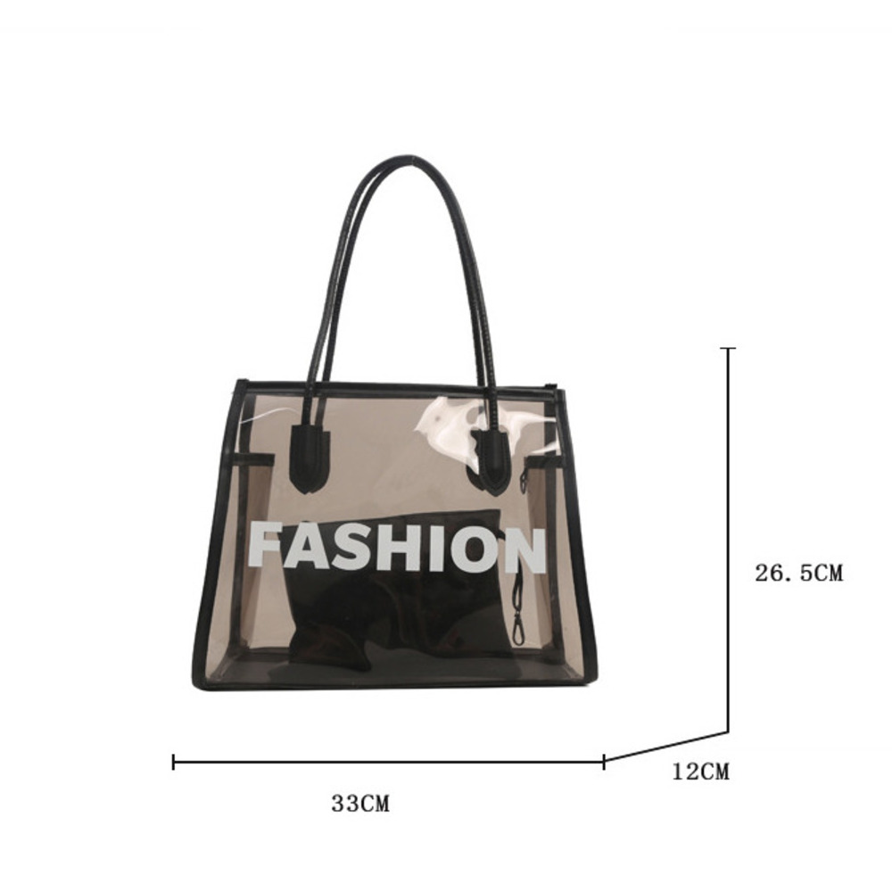 Transparent Shoulder Bag For Women Large Capacity Summer Style_voghion.com