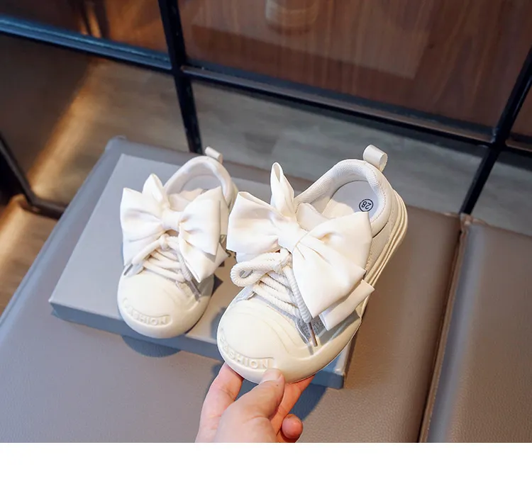 Piger Sport med Sommerfugleknuder Børn Småbørn Skridsikre Tykke Bund Cutefeet Sneakers Børn Hook and Loop Casual_voghion.com
