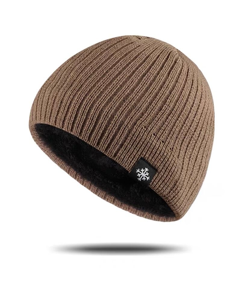 Unisex-Mütze mit Fleece-Innenfutter, dicke, warme Ohrenschützer, geschlossene Zehenpartie, gestrickte Herrenmütze, neue winddichte, kältebeständige Wollmütze_voghion.com