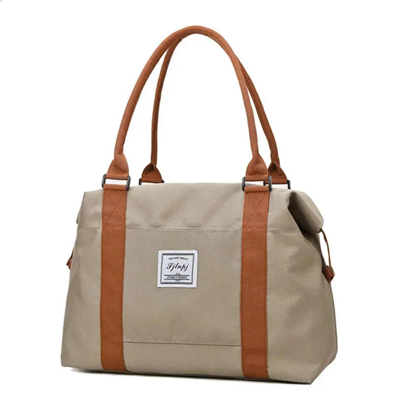Modische Reisetasche Wasserdichte Wochenendtasche Damen Shoulder Bag_voghion.com