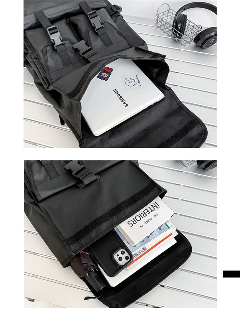 Herren High-End-Sinn, große Kapazität Freizeit Reise Computer Tasche, Arbeitskleidung, Roll Mund wasserdichter Rucksack,_voghion.com