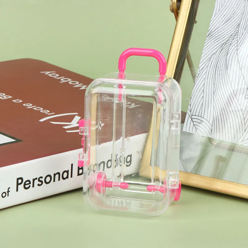 1 boîte à bonbons 5 x 7 cm pour maison de poupée, mini valise à roulettes, grand sac à main, modèle décoratif_voghion.com