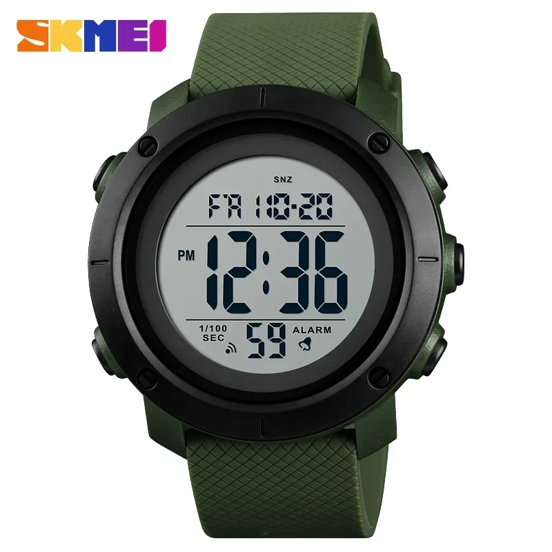 Sports Waterproof Digital Watch For Men With Led Display_voghion.com