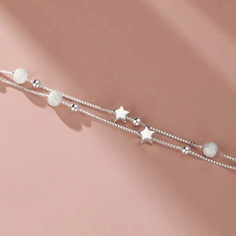 Bracciale con stelle in argento sterling per donna gioiello chic_voghion.com