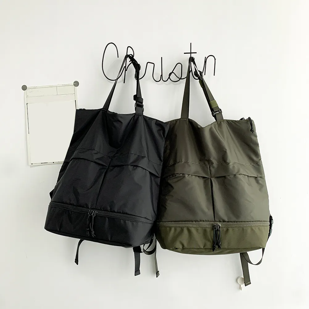 Zaino da scuola di tendenza per donne e uomini, grande capacità, per studenti, borsa a tracolla, zaino in nylon impermeabile, borse per il tempo libero_voghion.com